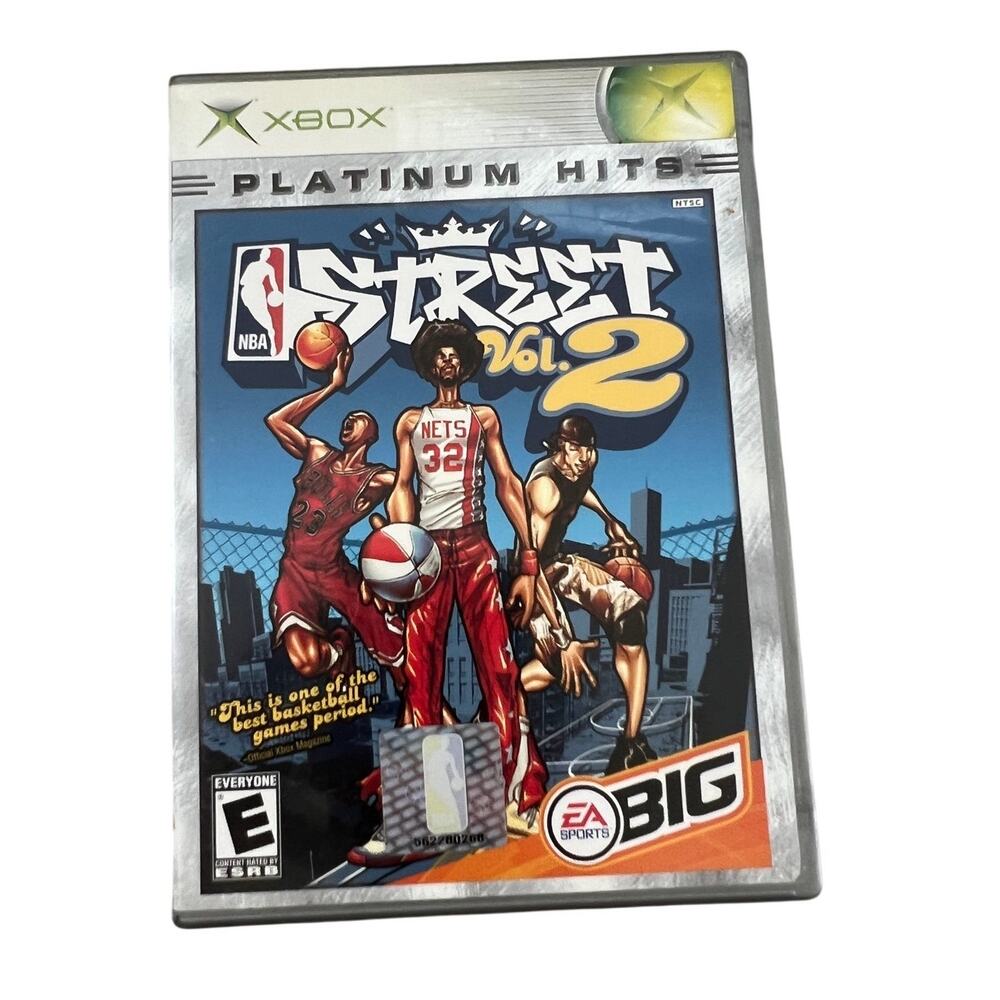 NBA Street Volume 2 Platinum Microsoft (2003) Xbox Complete in Box, manual